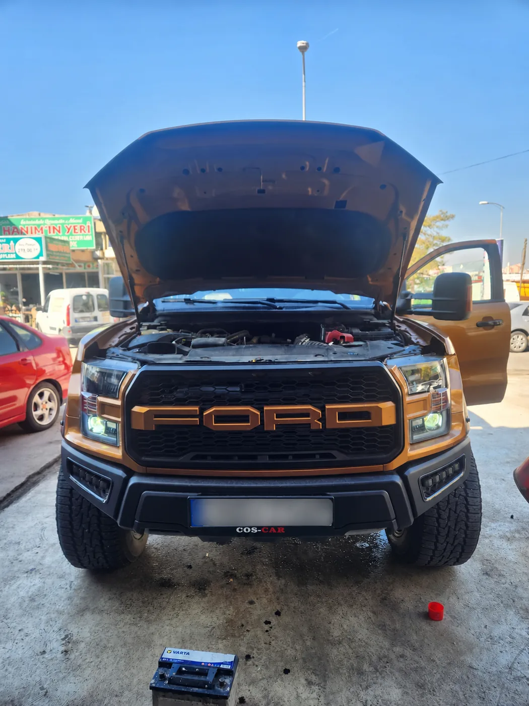 Ford Ranger motor kontrolü ve bakım işlemi