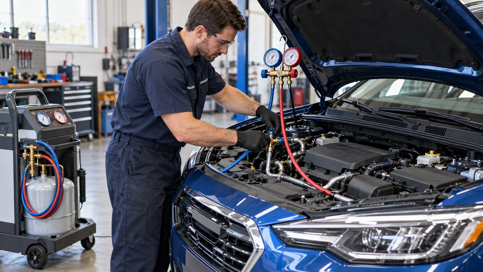Ankara Ford klima servisi gaz ve basınç kontrolü